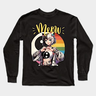 Kawaii, Anime Girl, Meow The Cat | Catsie Cat Long Sleeve T-Shirt